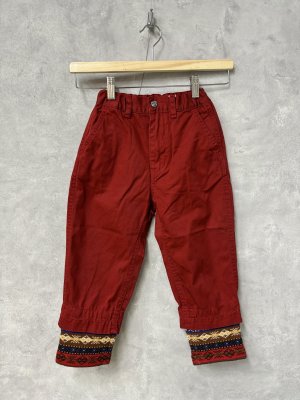 画像1: 40%off    2024秋冬　DENIMDUNGAREE　 	コンパクトチノ レイヤード PN　　5；赤 (1)