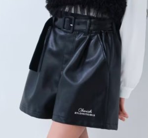 画像1: 30%off   by LOVEiT  　ハーフショーツ　　80；クロ (1)