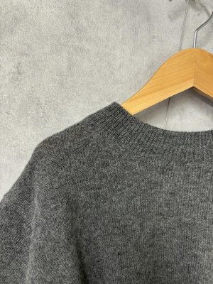 画像2: 40%off   doux blue　バッグレイヤードアルパカニット　　80；グレー　　サイズ；F (2)