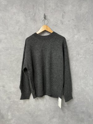 画像1: 30%off   doux blue　バッグレイヤードアルパカニット　　80；グレー　　サイズ；F (1)