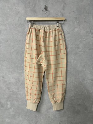 画像3: 40%off    フランキーグロウ  ORG.PT PLAID SWEAT PANTS  カラー:BEIGE  サイズ;F1 (3)
