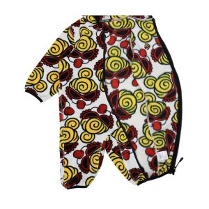 画像3: MY FIRST HYSTERIC　MINI FACE総柄 マイクロフリース カバーオール　　14；ブラック系　　サイズ；F(70-80cm) (3)