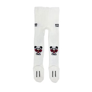 画像2: MY FIRST HYSTERIC　PANDA MINI JQ タイツ　　00；ホワイト (2)