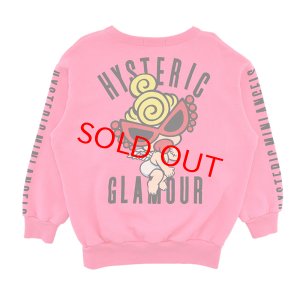 画像3: Hystericmini　　ANGEL MINI 裏起毛トレーナー　　25；ピンク (3)