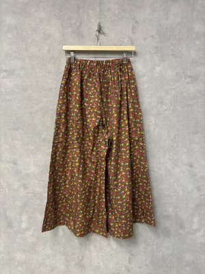 画像4: Lilou&Lily  リバティプリント ワイドパンツ A.RED   size:38 (4)