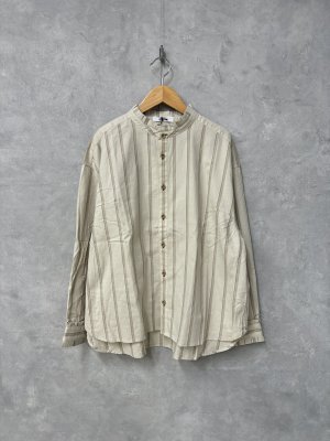 画像1: 30%off   YARRA NEU　　SIDOGRAS　ストライプシャツ　02；アイボリー　サイズ；FREE (1)