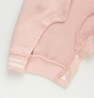 画像2:  30%off X-girl kids  刺しゅうスタジャンカバーオール  サイズ;70cm (2)