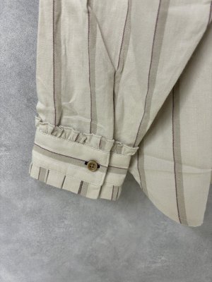 画像5: 40%off   YARRA NEU　　SIDOGRAS　ストライプシャツ　02；アイボリー　サイズ；FREE (5)