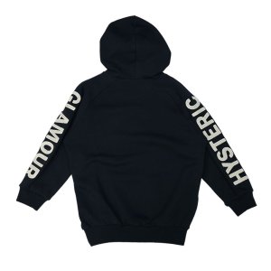 画像2: MY FIRST HYSTERIC DEVILKIN刺繍 裏起毛 つの付き パーカー  10:ブラック (2)