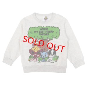 画像1: MY FIRST HYSTERIC　MY FIRST HYSTERIC　BEST FRIENDS FOREVER 裏毛トレーナー　　16：ライトグレー (1)
