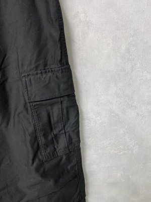 画像3: 50%off    　DENIMDUNGAREE　  ミリタリーモールスキンオーバーオール   2：黒　　サイズ；02 (3)