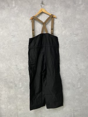 画像5: 50%off    　DENIMDUNGAREE　  ミリタリーモールスキンオーバーオール   2：黒　　サイズ；02 (5)