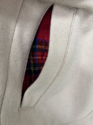 画像2: 2024　快晴堂　メリノウールフード付きコート　2:ベージュ　  サイズ:2(F) (2)