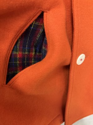 画像3: 2024 快晴堂 Pコートジャケット  4: オレンジ   サイズ:3+ (3)