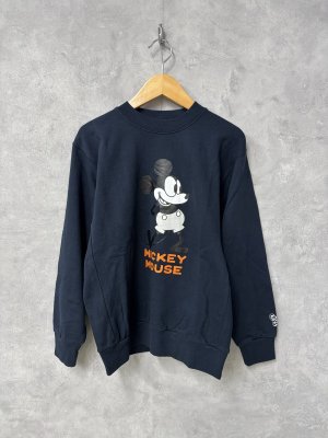 画像1: 40%off   GC　  ウラケ　MICKEY　MOUSE　スウェット　　4；紺 (1)
