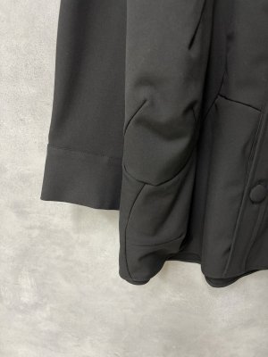 画像3: 40%off   2024AW　gomme　　サークルシームブラウス　　2：黒　　サイズ；M (3)