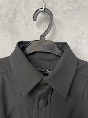 画像2: 40%off   2024AW　gomme　　サークルシームブラウス　　2：黒　　サイズ；M (2)