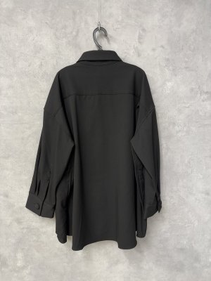 画像6: 40%off   2024AW　gomme　　サークルシームブラウス　　2：黒　　サイズ；M (6)