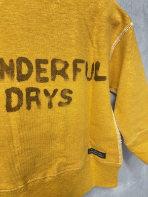 画像4: ☆DENIMDUNGAREE  	  ウラケ GROW スウェット  10;黄 サイズ;120 (4)