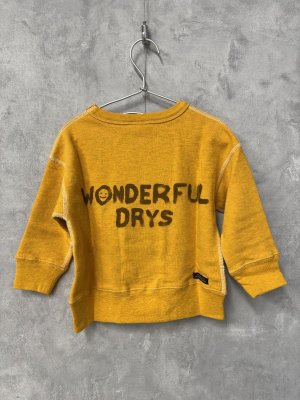 画像3: ☆DENIMDUNGAREE  	  ウラケ GROW スウェット  10;黄 サイズ;120 (3)