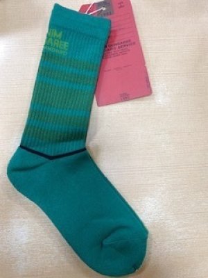 画像3: 30%off　DENIMDUNGAREE　	  STANDARD SERVICE SOX　　LL（22-24cm）8；グリン (3)