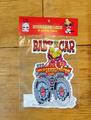 画像1: Hystericmini　HYSTERIC MINI BABY IN CAR　20:レッド (1)