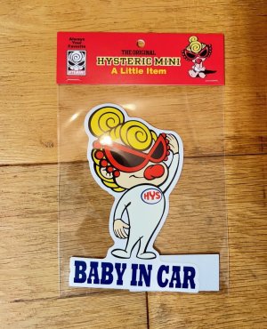 画像1: Hystericmini　HYSTERIC MINI BABY IN CAR　00:ホワイト (1)