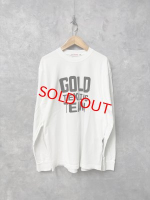 画像1: ALL HOURS 　　HEAVY WEIGHT PIGMENT DYED L/S TEE     A.WHITE    サイズ；1 (1)