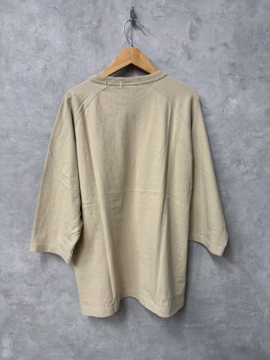 画像3: ALL HOURS   3/4 RAGRAN SLEEVE    B.BEIGE    サイズ;1 (3)