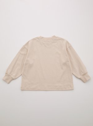 画像3: OCEAN&GROUND　JRドクターイエロープリントロンT　　　カラー；グレージュ (3)