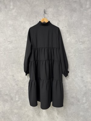 画像5: 30%off 2025春夏　FITH  　Reflax　ティーパード　ワンピース　　2；黒 (5)
