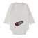 画像2: MY FIRST HYSTERIC　MINI FACE ループラス天竺 長袖ロンパース　　00:ホワイト　 (2)