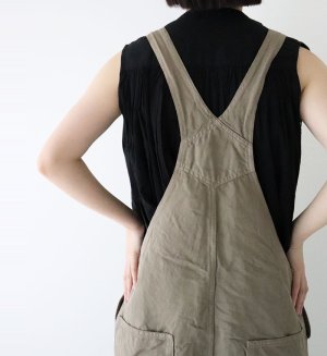 画像2: VC デニムオーバーオール  カラー: BEIGE   サイズ:2 (2)