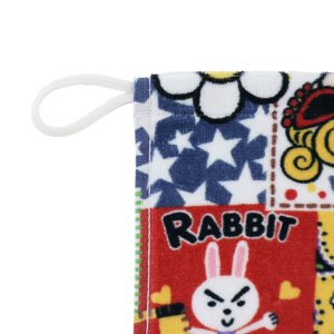 画像2: Hystericmini SCRAP PATCHWORK総柄 ハンドタオル  90;マルチ (2)