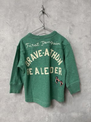 画像4: 40%off 2025春夏 DENIMDUNGAREE  	   テンジク BRAVE TEE  28;淡緑 (4)