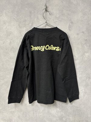画像3: 40%off 2025春夏 GROOVY COLORS  天竺 GROOVY BURGERS L/S TEE  2;黒 (3)
