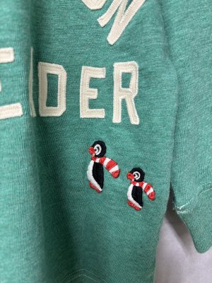 画像3: 40%off 2025春夏 DENIMDUNGAREE  	   テンジク BRAVE TEE  28;淡緑 (3)