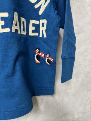 画像3: 40%off 2025春夏　DENIMDUNGAREE　 	   テンジク BRAVE TEE　　4；紺 (3)