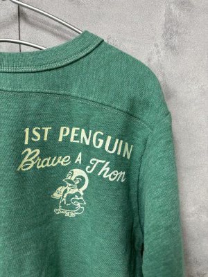 画像2: 40%off 2025春夏 DENIMDUNGAREE  	   テンジク BRAVE TEE  28;淡緑 (2)