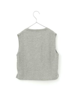 画像2: MakeYourDay　　ワッフルかぶりベスト　　　グレー　　サイズ；160 (2)