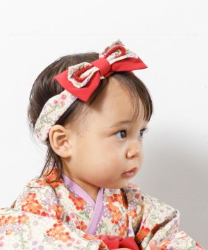 画像3: MakeYourDay　　和風ヘアバンド　　レッド　サイズ；F (3)