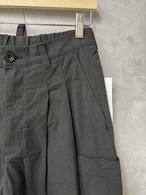 画像2: NATURAL LAUNDRY   Aツイルフラスタムパンツ  980;チャコール  サイズ2 (2)