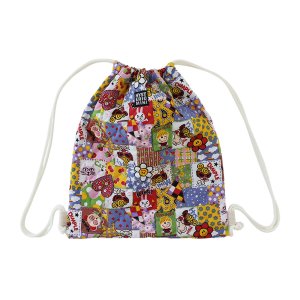 画像2: Hystericmini SCRAP PATCHWORK総柄 ナップザック  90;マルチ (2)