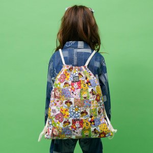 画像4: Hystericmini SCRAP PATCHWORK総柄 ナップザック  90;マルチ (4)