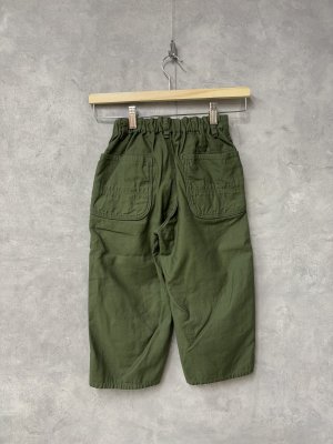 画像4: 40%off 2025春夏 DENIMDUNGAREE  	 ミリタリーバックサテン PN  9;カーキ (4)