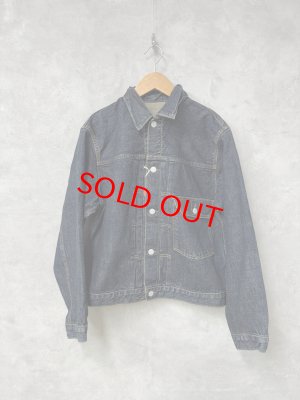 画像1: 2025春夏　DENIMDUNGAREE　 	  12ozHOME MADEデニム JK　　　2；黒 (1)