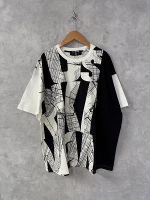 画像1: 2025SS   　gomme(H)　Tシャツ　1:白　サイズ；M (1)