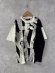 画像1: 2025SS   　gomme(H)　Tシャツ　1:白　サイズ；M (1)
