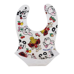 画像3: ☆MY FIRST HYSTERIC　LOVELY FRIENDS EVA お食事エプロン　　04；ホワイト系 (3)