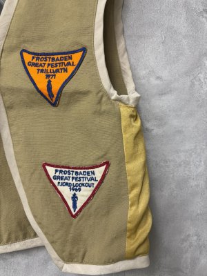 画像2: 40%off 2025春夏 　GTH　   ムラネップヴィンテージ　ベスト　　16；ベージュ (2)